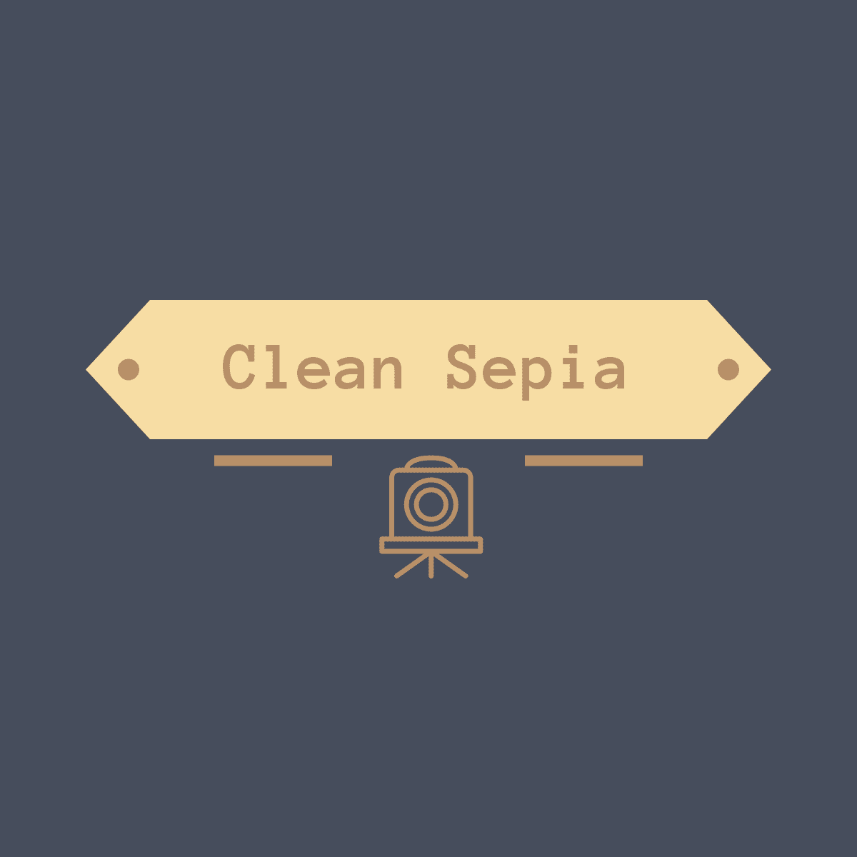 Clean Sepia Theme